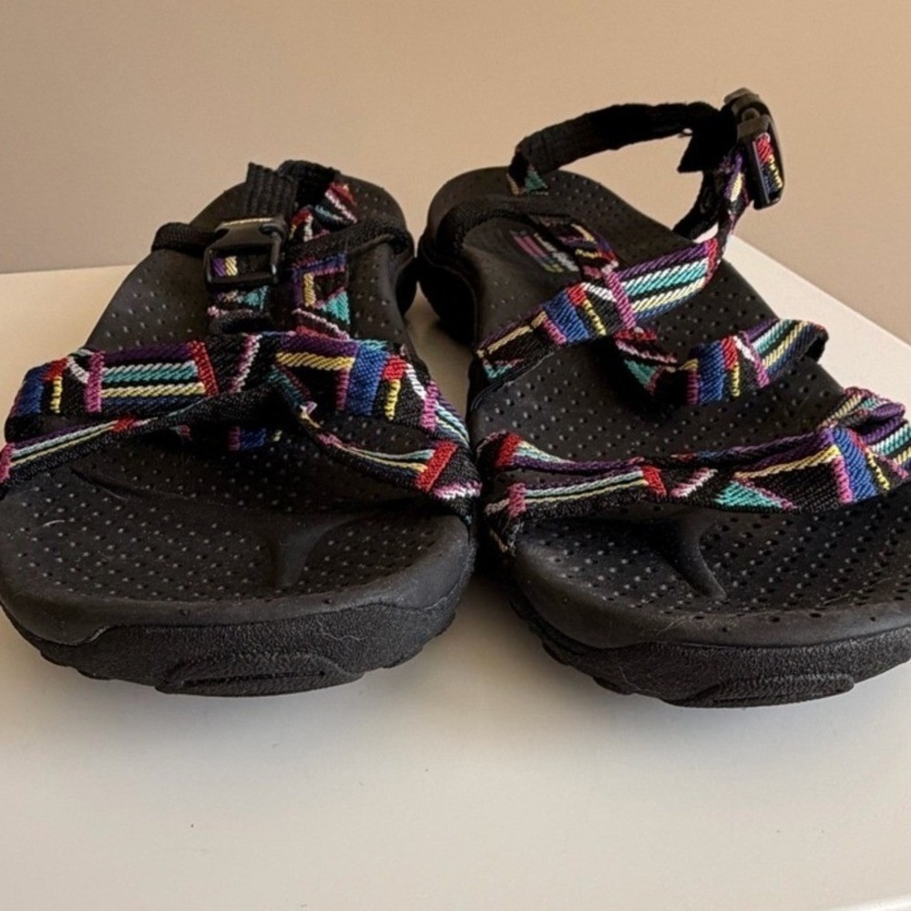 Skechers Outdoor Lifestyle Womens‎ Multi Color Strappy Athletic Sandals Black 9